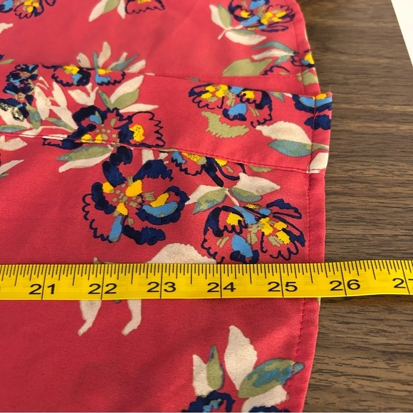 Zach & Rachel Women's Bubble Eye Lit Sleeve Button Down Floral Blouse Medium - Picture 8 of 9